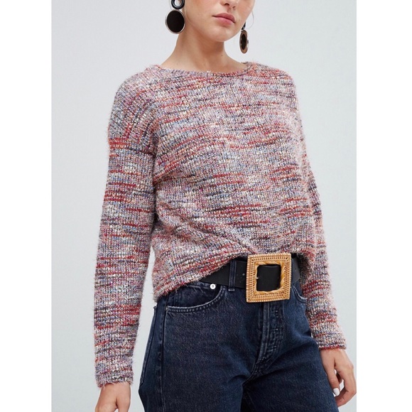 New Look Sweaters - New Look Multi-Colored Striped Sweater Size Small